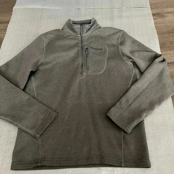 Marmot Other - [L]Marmot Drop Line 1/2 Zip Lightweight Gray sweatshirt